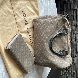 **SOLD** Louis Vuitton vintage speedy bag 30 and zippy wallet bundle